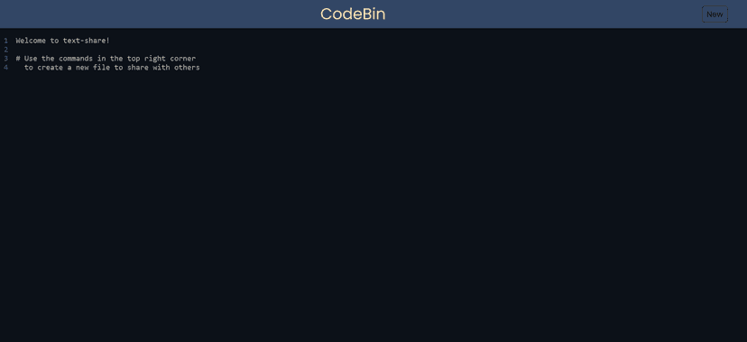 CodeBin